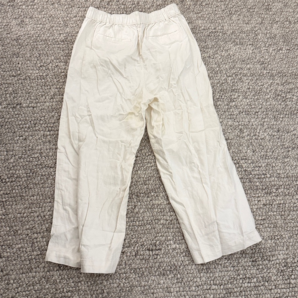 Madewell Off-White Elastic Waist Pants - Picture 5 of 5